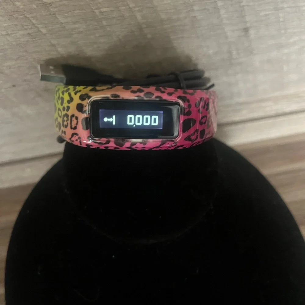 Leopard Print Fitness Tracker